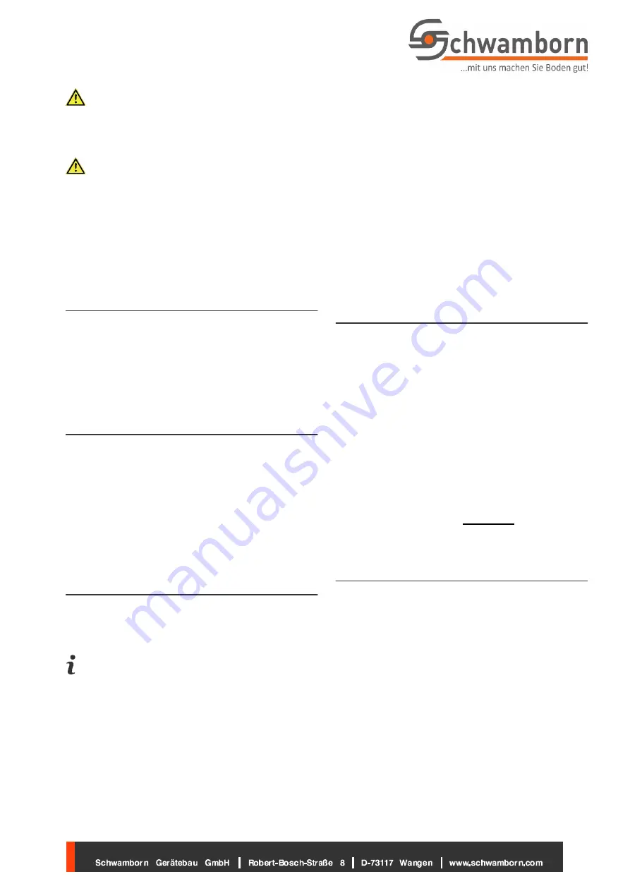 Schwamborn DSM 430 Скачать руководство пользователя страница 9