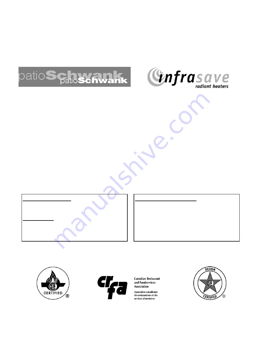 Schwank 4003 series User Manual Download Page 1