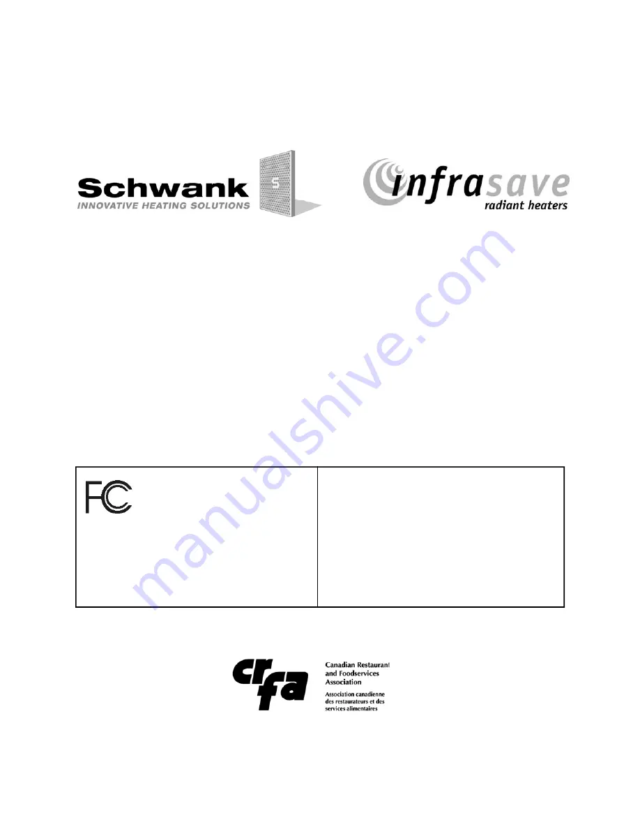 Schwank CMR-1000-24V Installation & Owner'S Manual Download Page 1