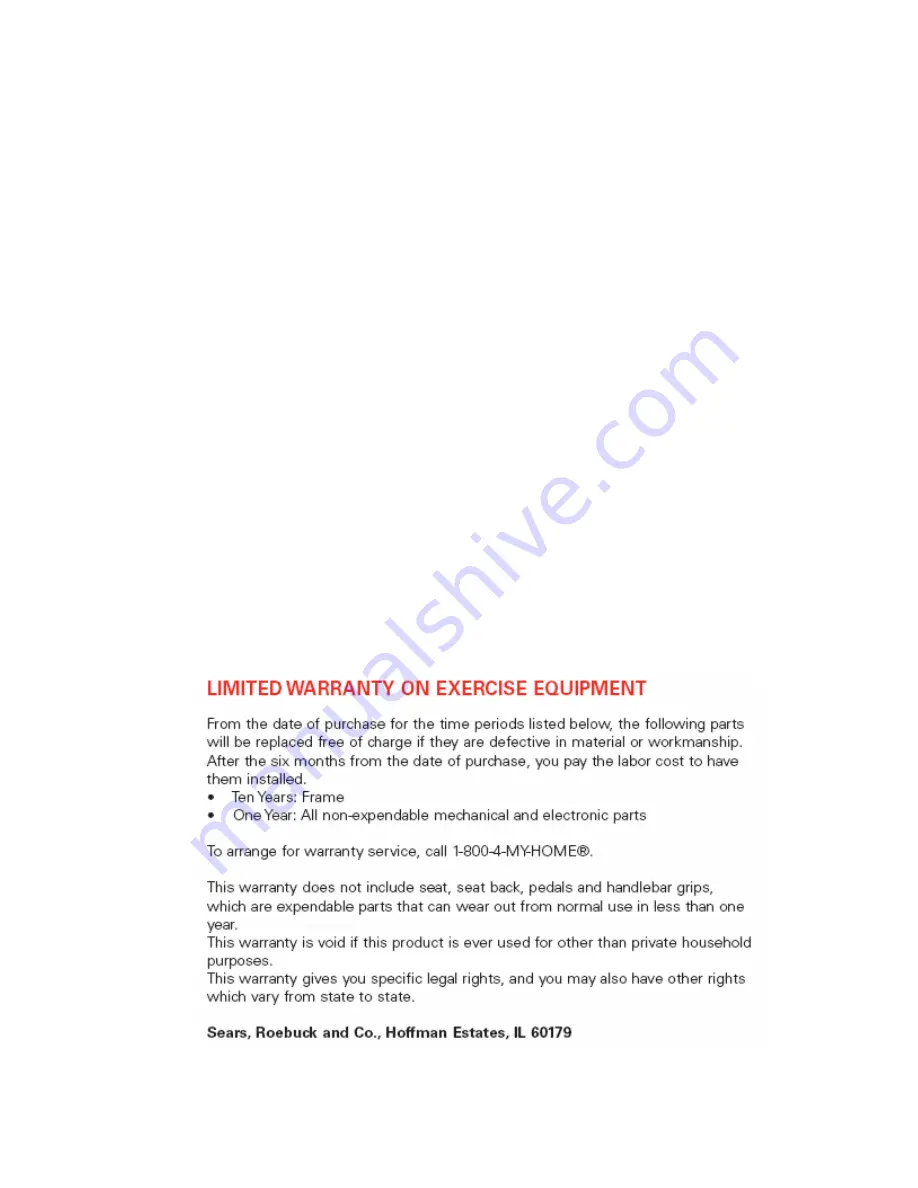 Schwinn 206 Recumbent Bike Assembly Instructions Manual Download Page 16