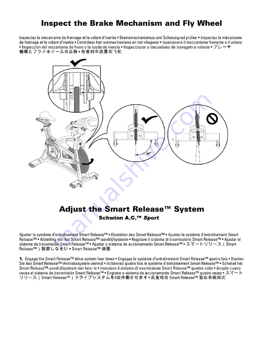 Schwinn A.C. Performance Plus Assembly Manual Download Page 25