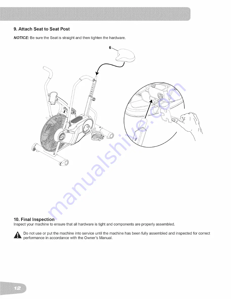 Schwinn AD6 Owner'S Manual Download Page 12