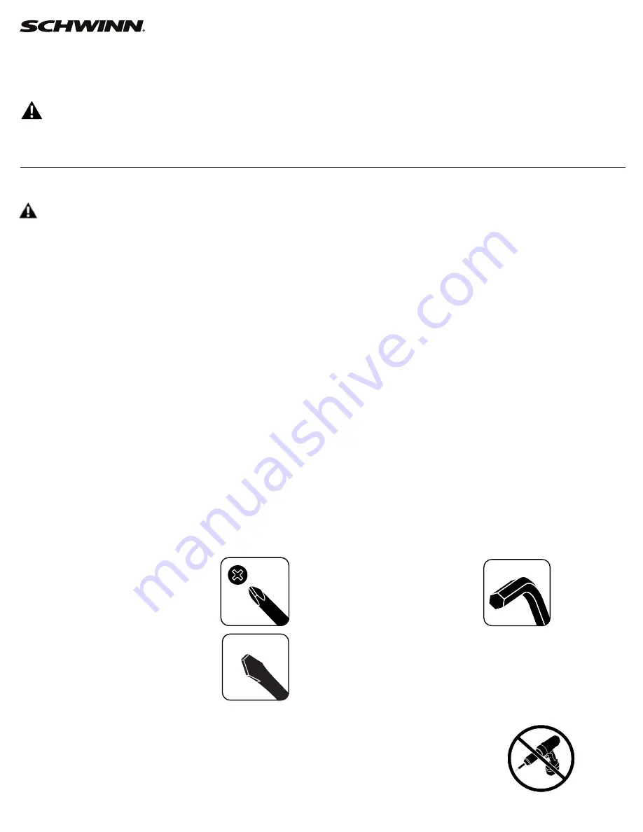 Schwinn AD7 AirDyne Service Manual Download Page 41