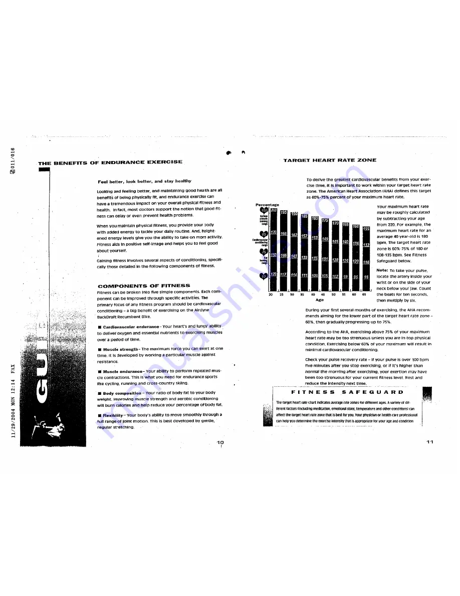 Schwinn Airdyne Backdraft Owner'S Manual Download Page 7