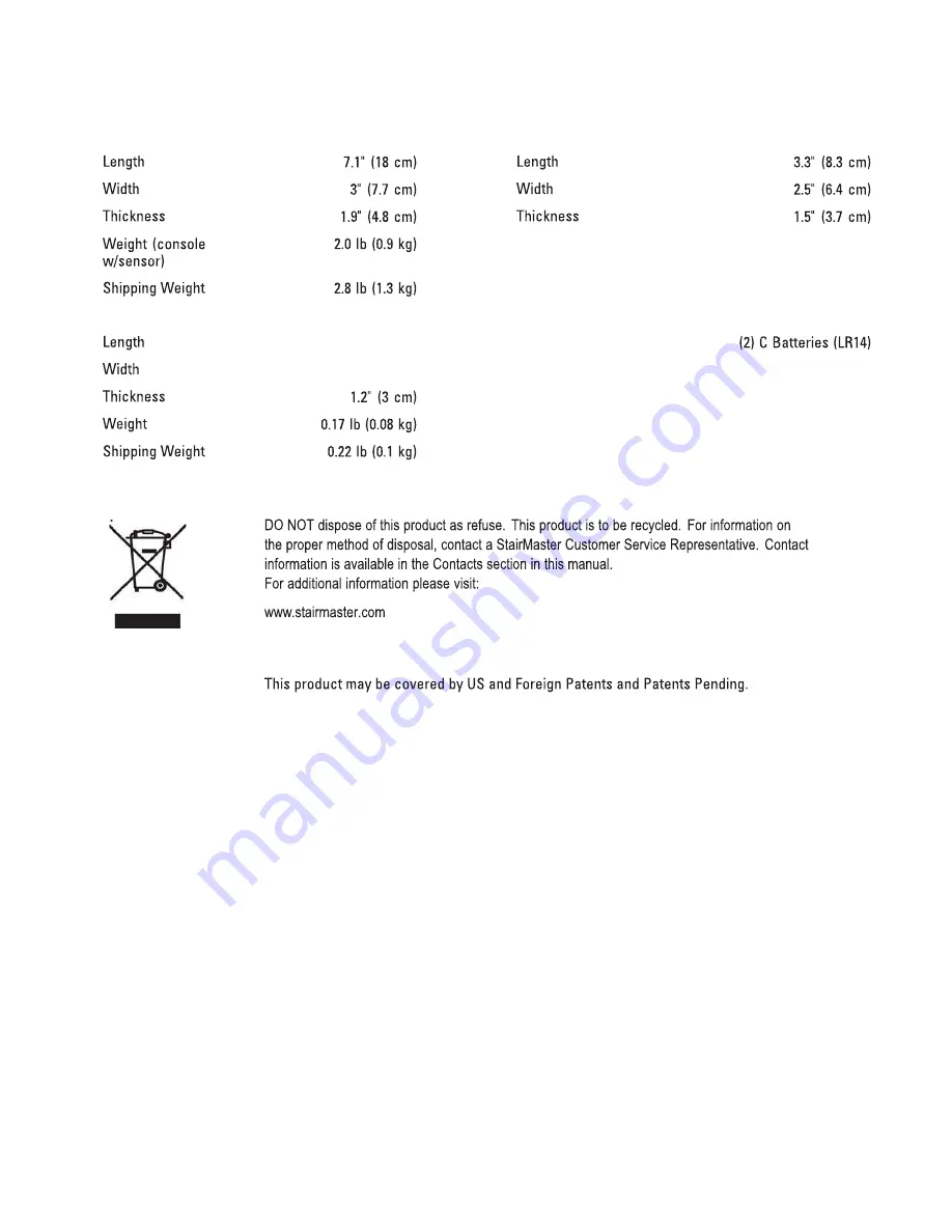 Schwinn Echelon Console Owner'S Manual Download Page 3