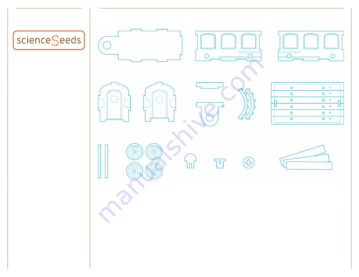 ScienceSeeds DIY Train Instructions Manual Download Page 3