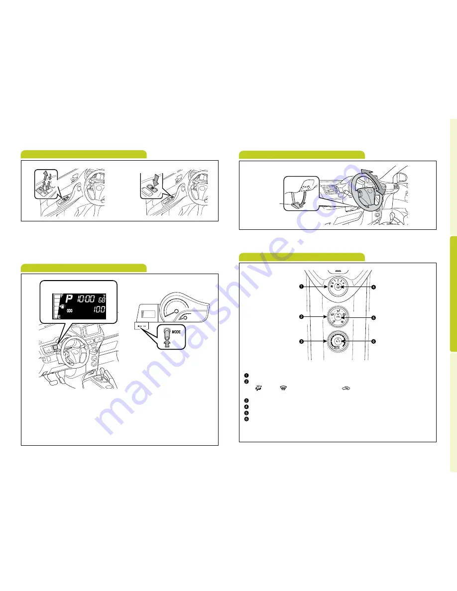 Scion 2014 iQ Quick Reference Manual Download Page 8