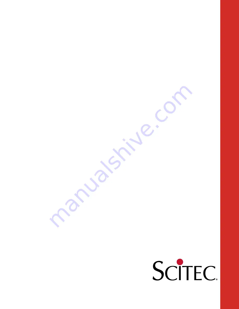 Scitec 2510E User Manual Download Page 12