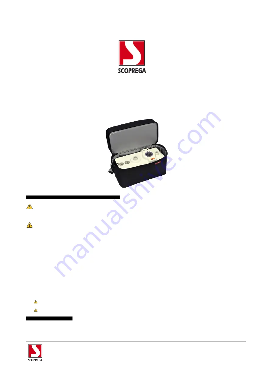 SCOPREGA GE 25 SL Instruction Manual Download Page 1