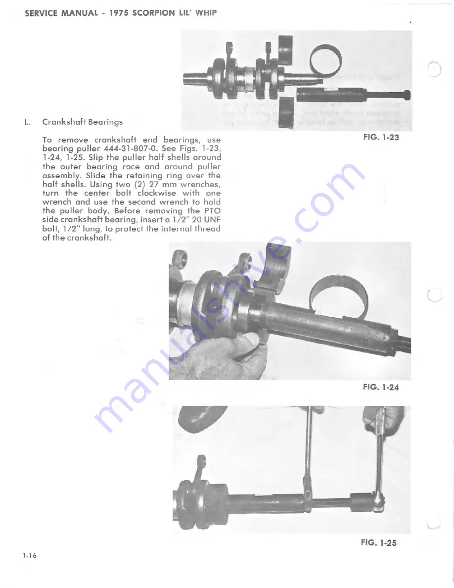 SCORPION 1975 LIL' WHIP Service Manual Download Page 16