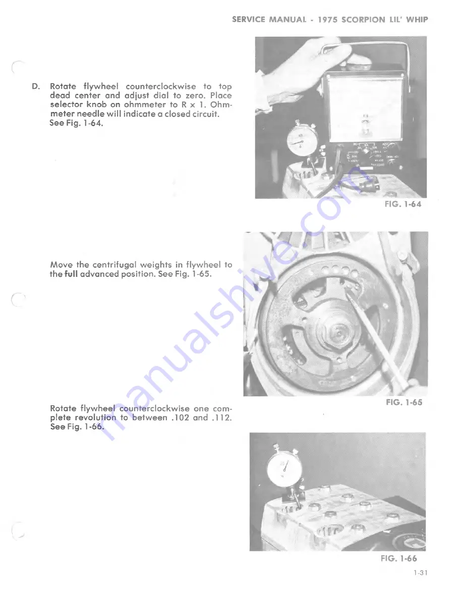 SCORPION 1975 LIL' WHIP Service Manual Download Page 31