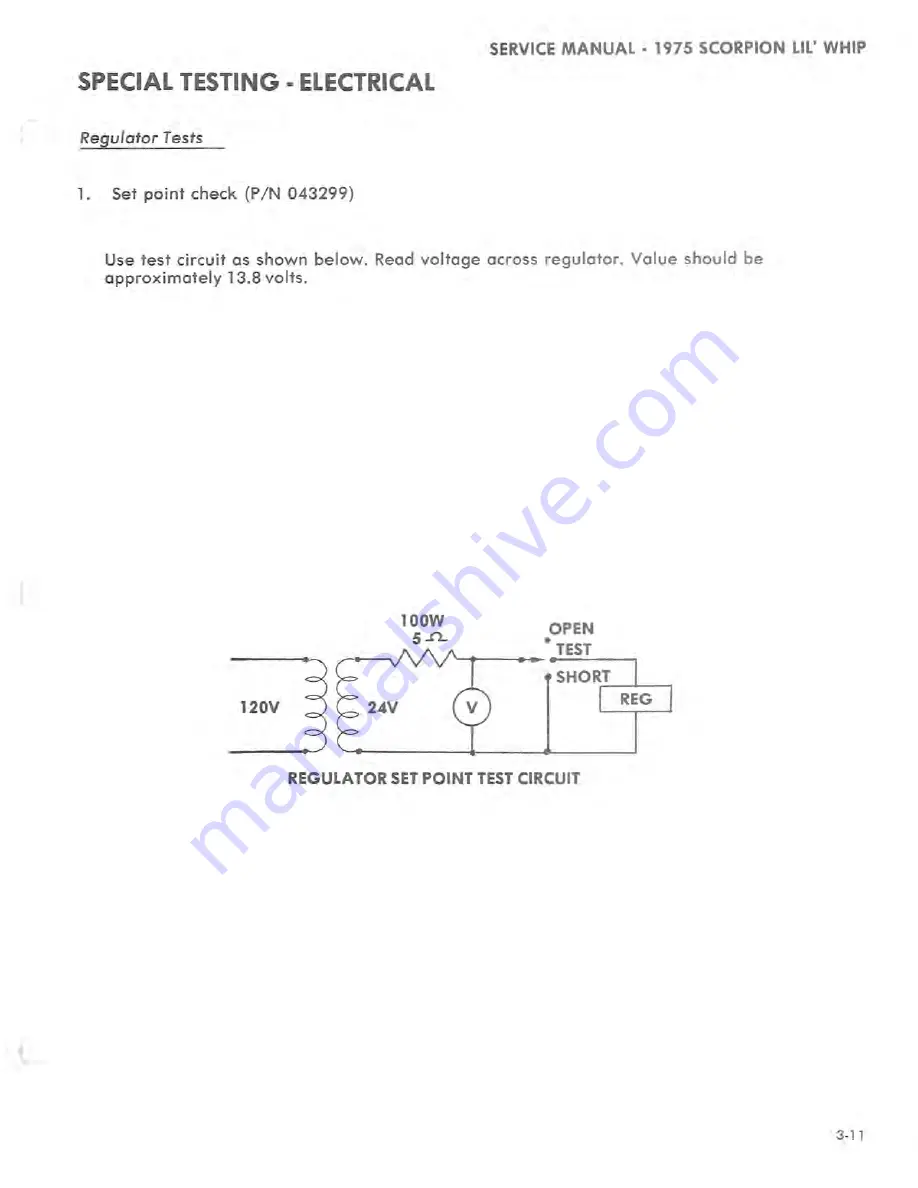 SCORPION 1975 LIL' WHIP Service Manual Download Page 63