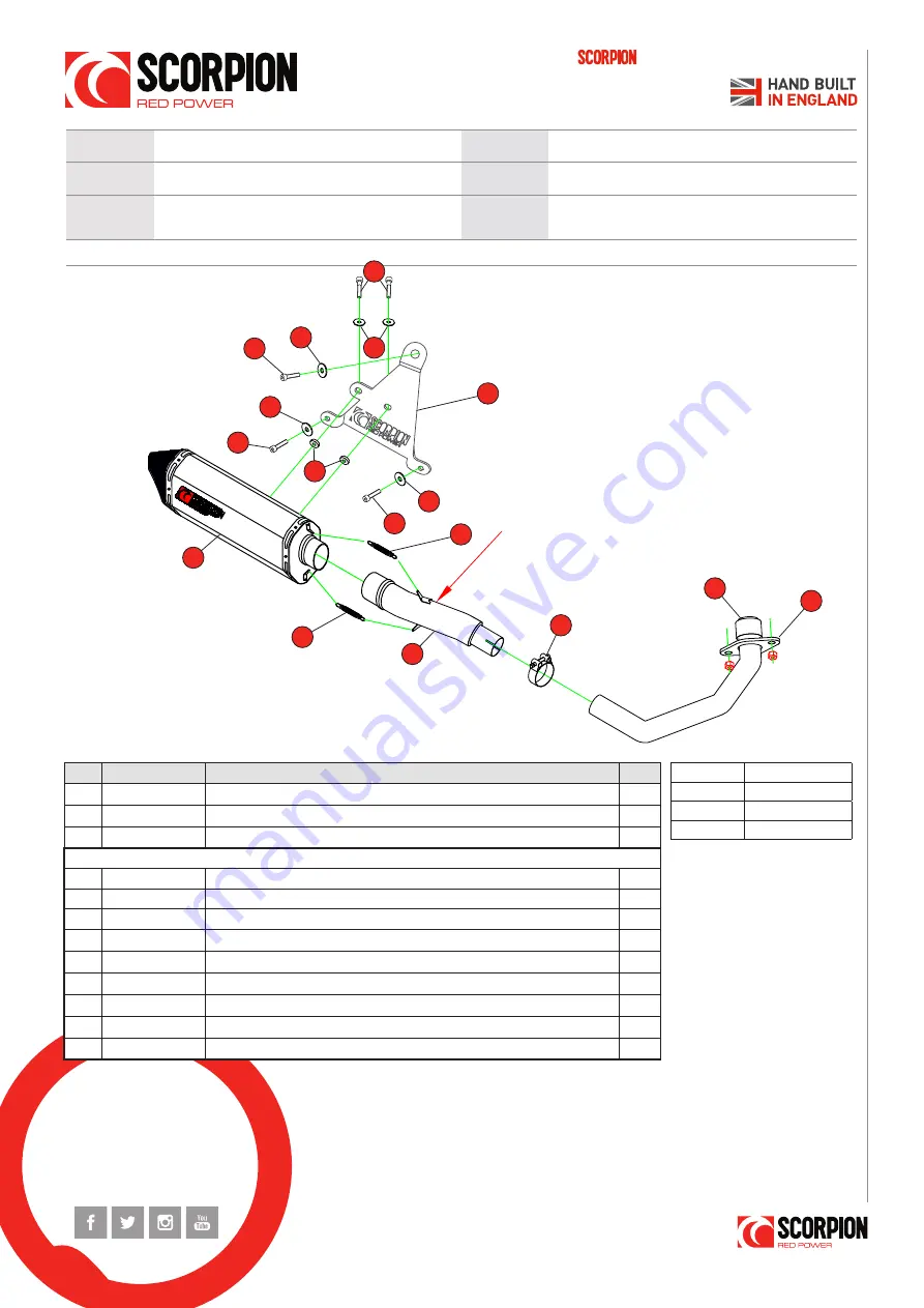 SCORPION RHA-188 Fitting Instructions Download Page 1