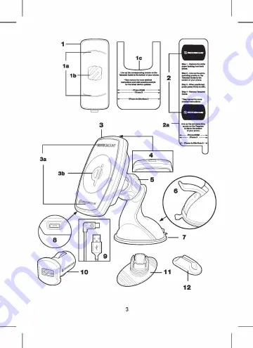 Scosche MAGICMOUNT CHARGE Скачать руководство пользователя страница 3