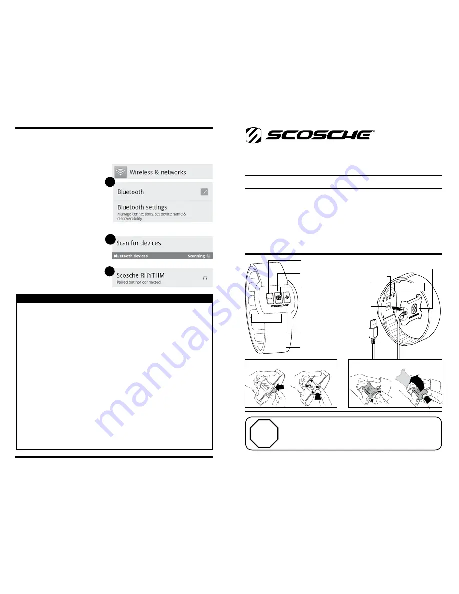 Scosche RHYTHM Quick Start Manual Download Page 4