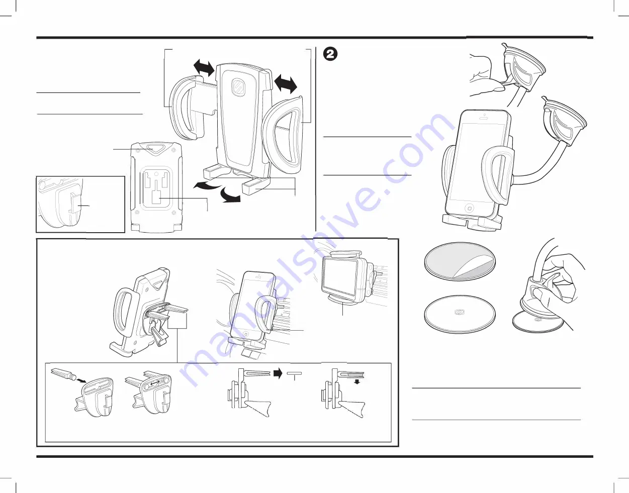 Scosche StuckUP IHW10 Quick Start Manual Download Page 2