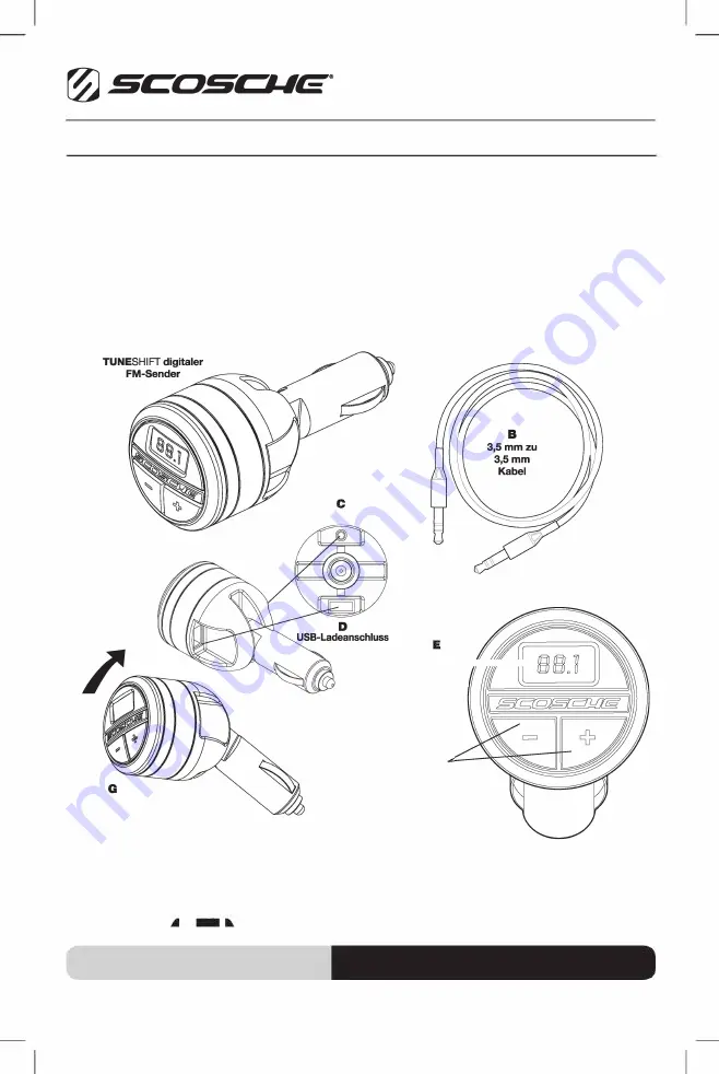 Scosche TUNESHIFT FMTD1 Скачать руководство пользователя страница 7