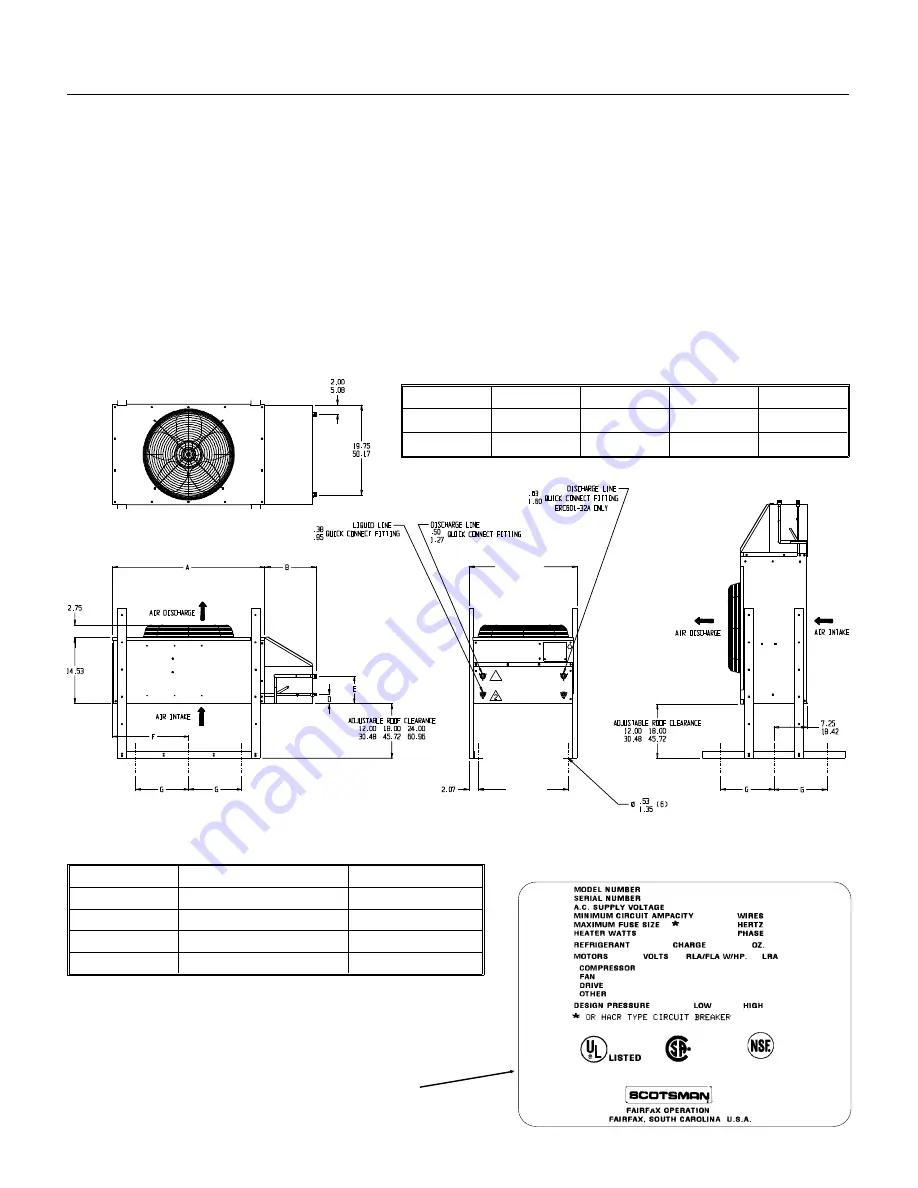 Scotsman NME1250R Скачать руководство пользователя страница 3