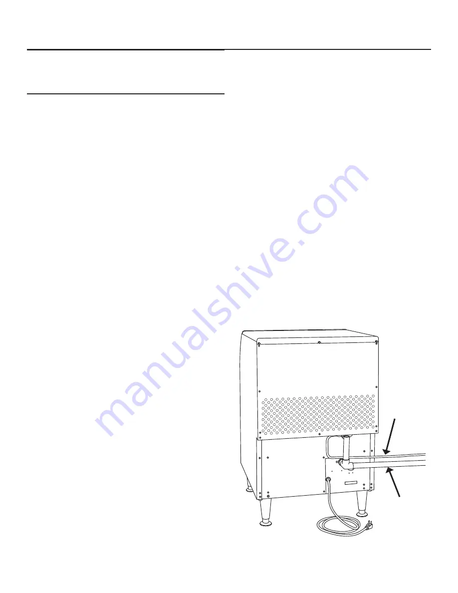 Scotsman UF424A-1A Technical Manual Download Page 9