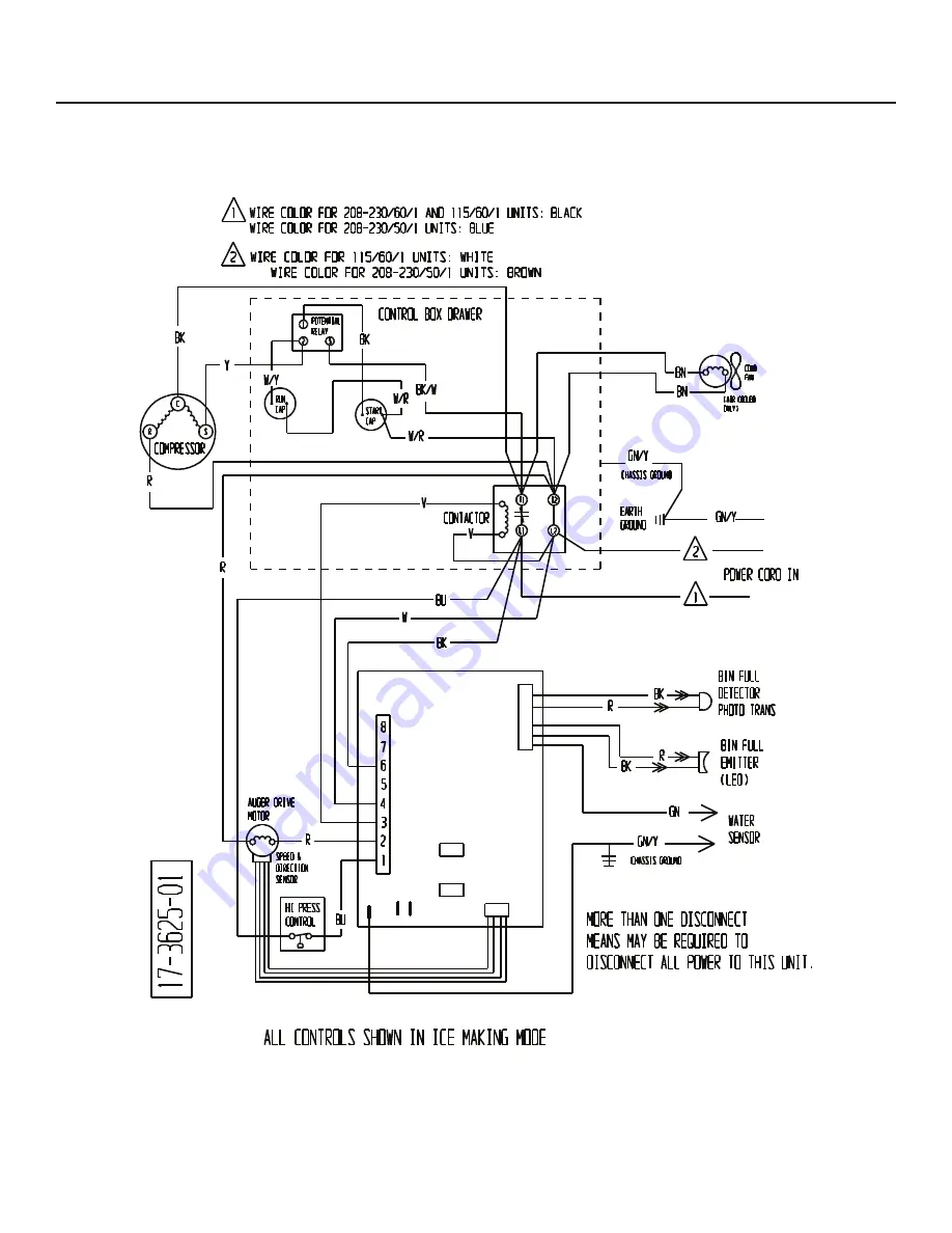 Scotsman UF424A-1A Technical Manual Download Page 34