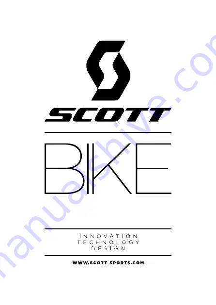 Scott BIKE SCOTT VANGUARD Скачать руководство пользователя страница 1