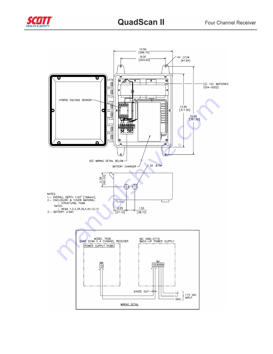 Scott QuadScan II 7400 Operation & Maintenance Manual Download Page 24