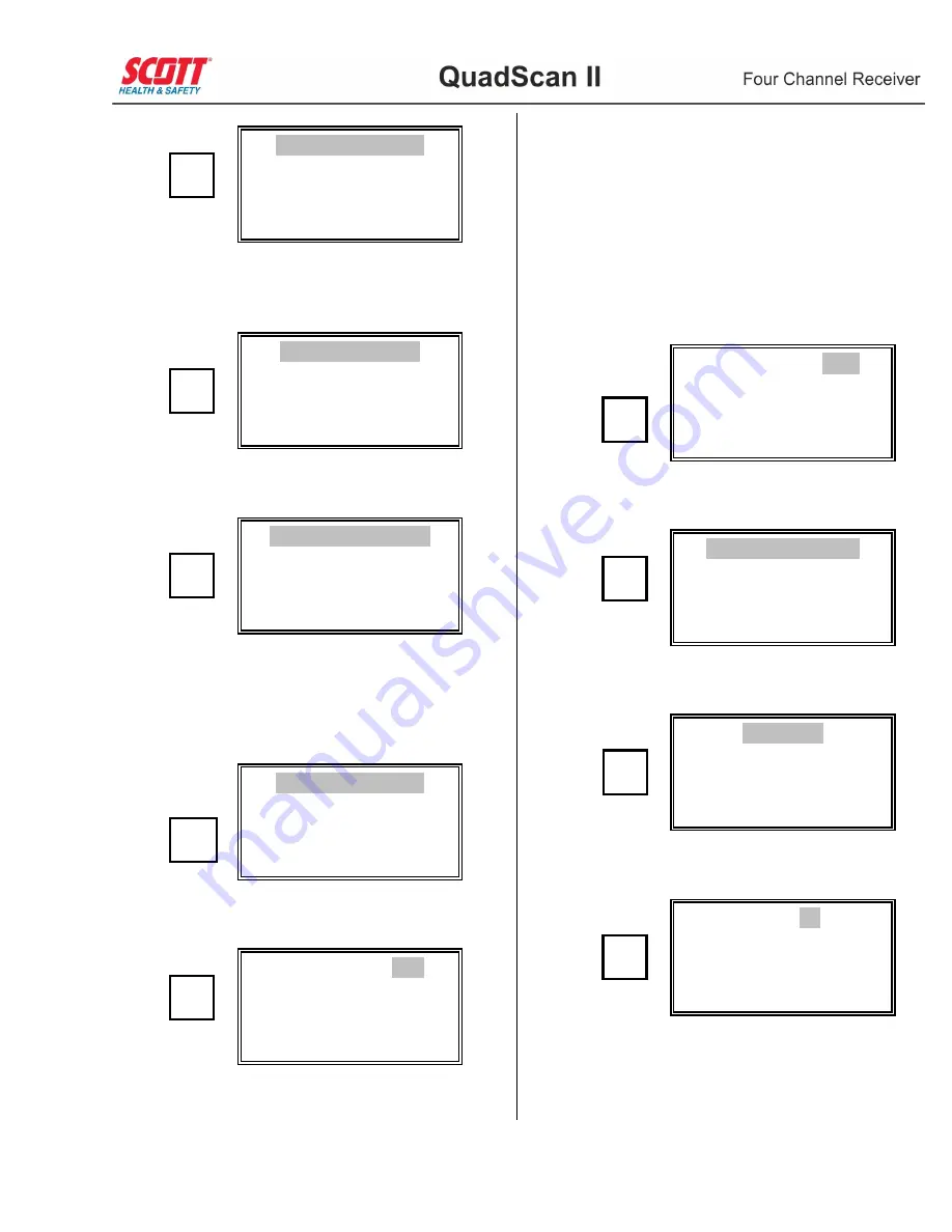 Scott QuadScan II 7400 Operation & Maintenance Manual Download Page 46