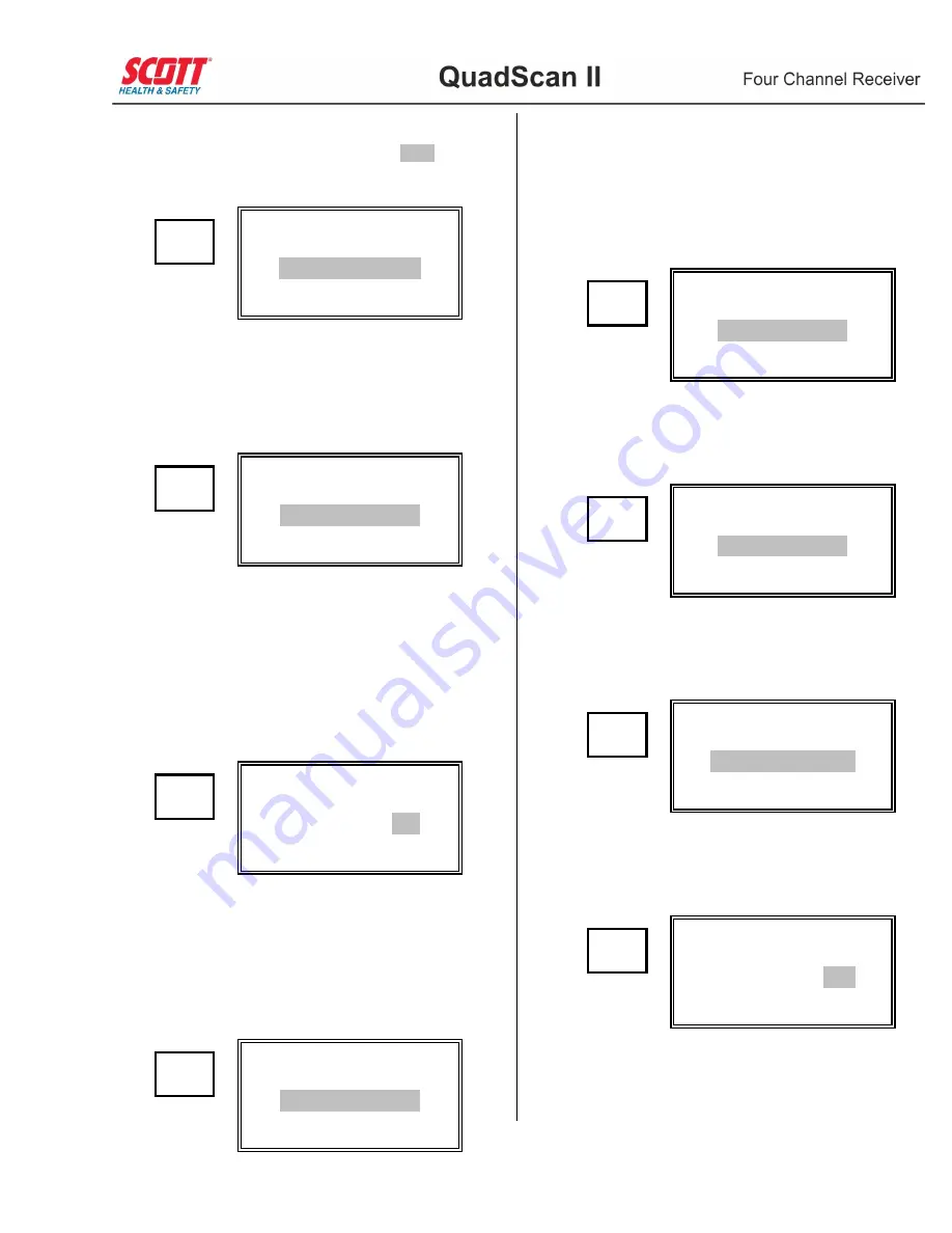 Scott QuadScan II 7400 Operation & Maintenance Manual Download Page 105