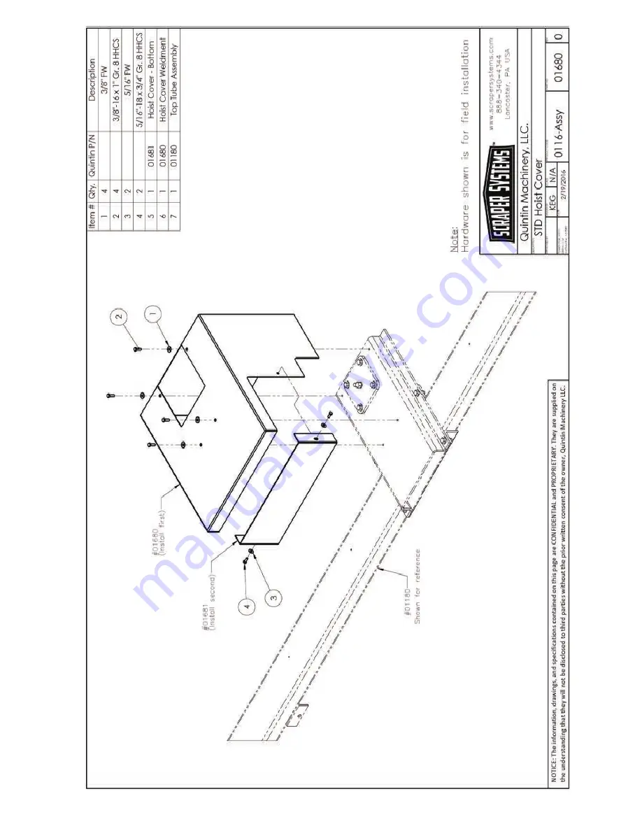 Scraper Systems FleetPlow 110S Base-Mount Owner'S Manual Download Page 15