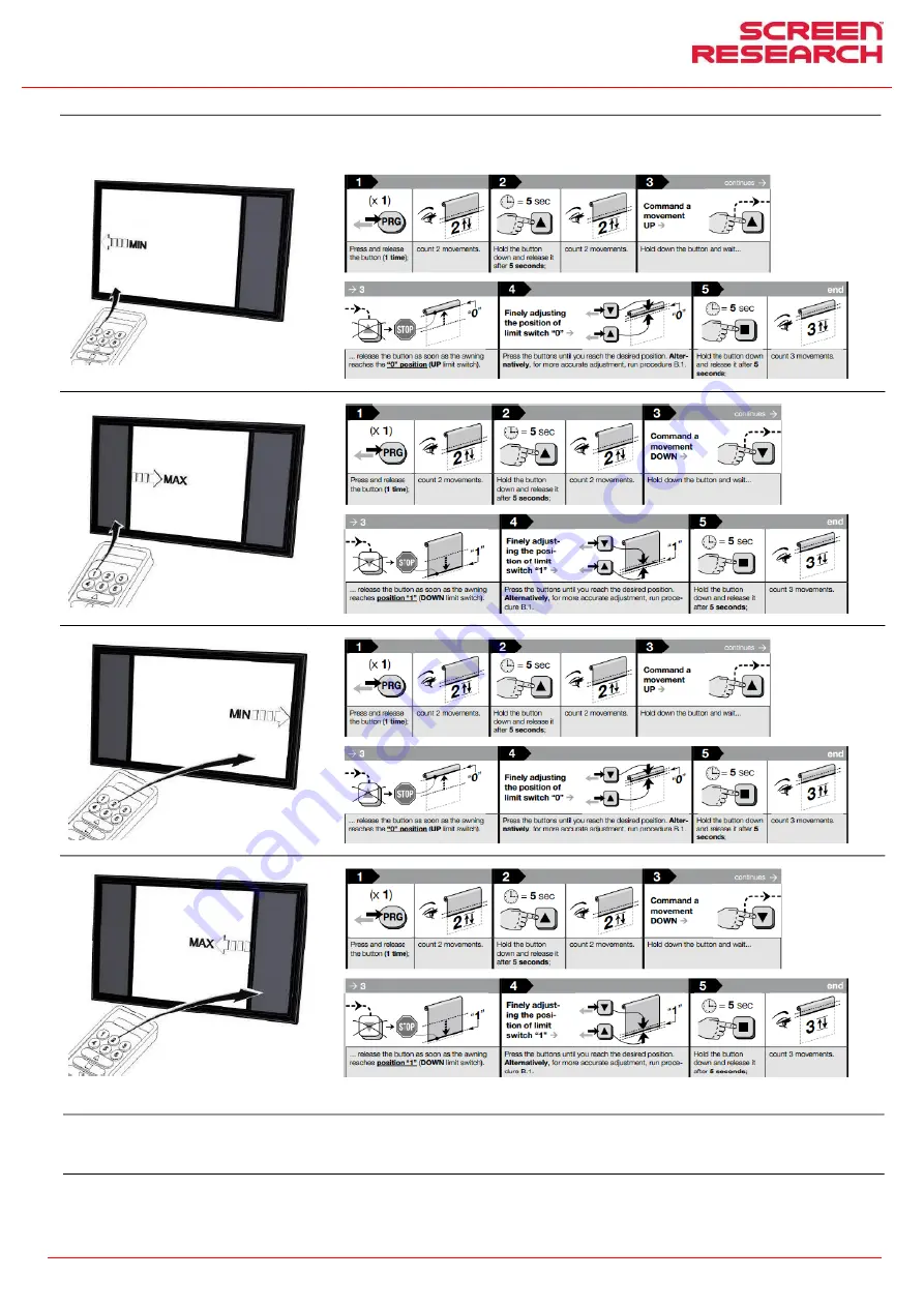 Screen Research TheaterCurved Reference X-Mask T-X4R Installation Manual Download Page 17