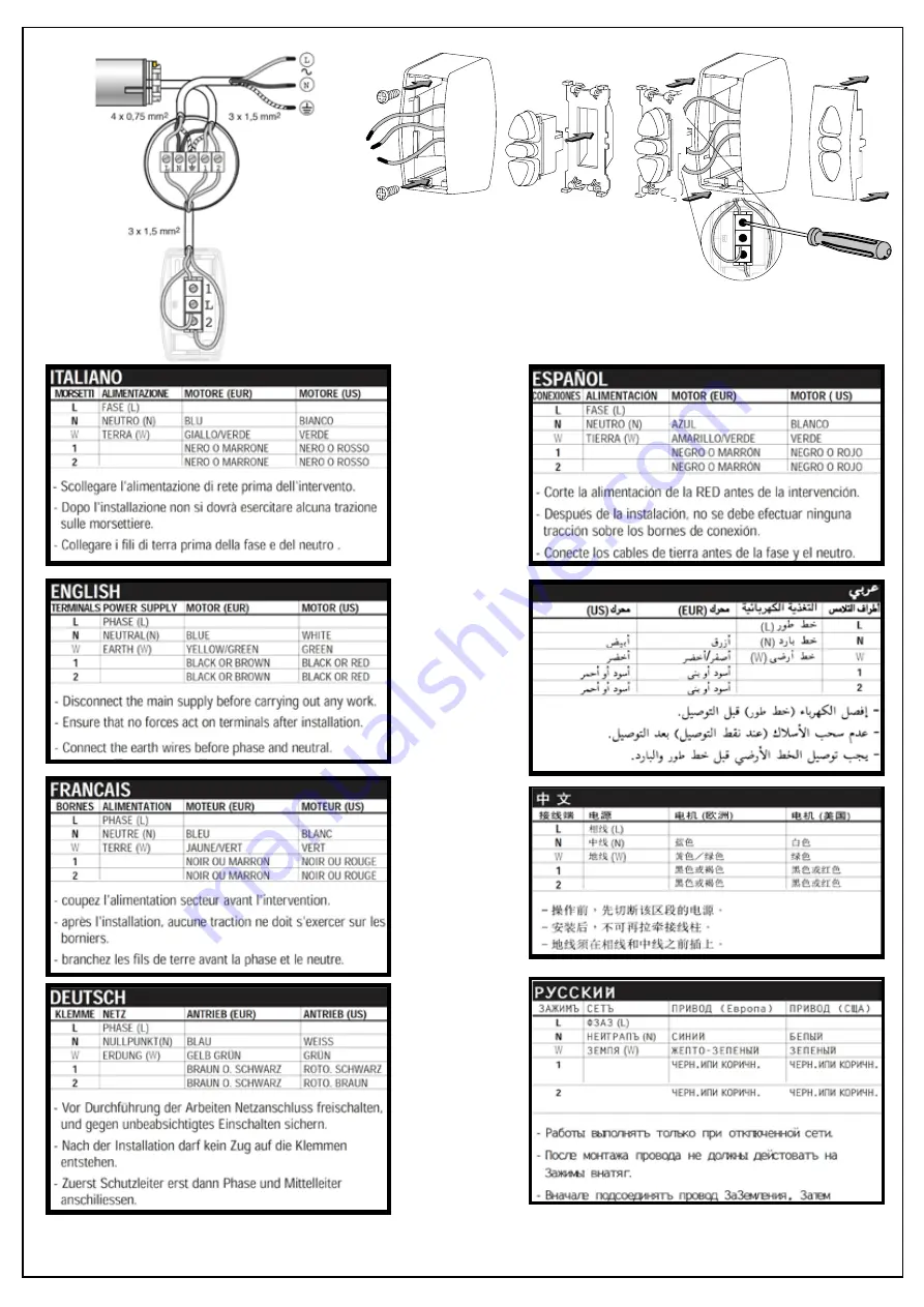 SCREENLINE MotIC1610335-C Manual Download Page 8