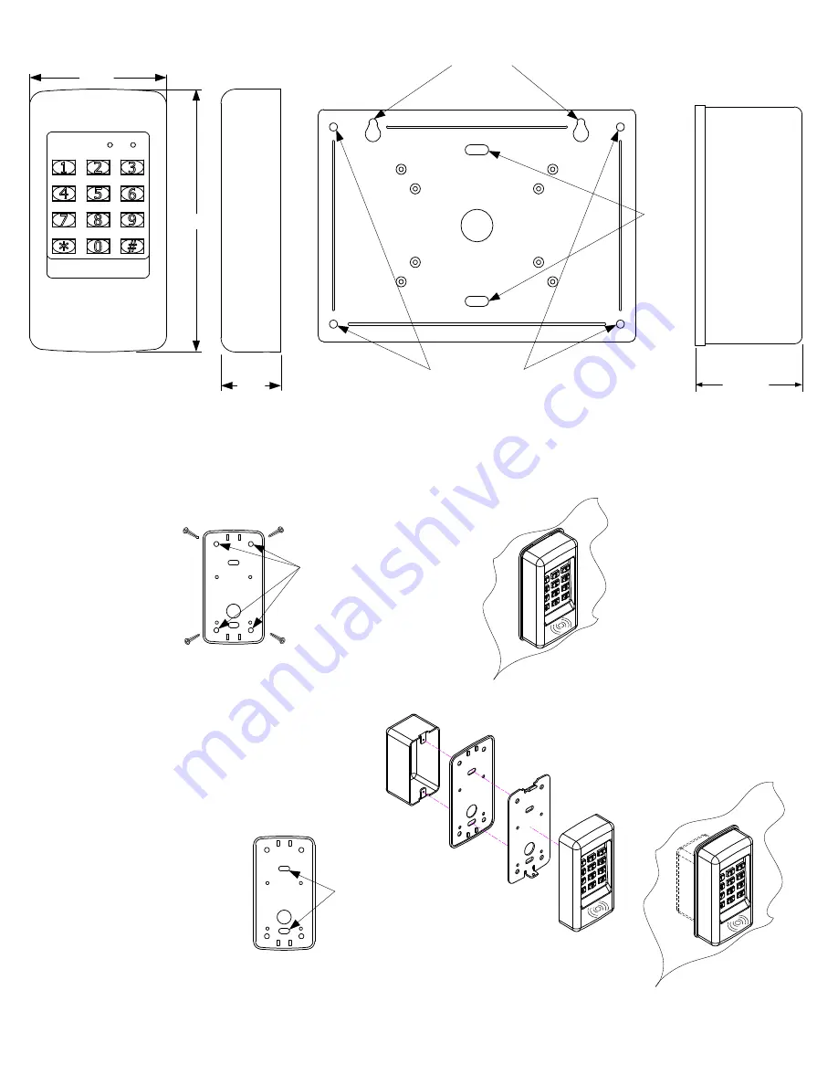 SDC EntryCheck 921P Installation Instructions Manual Download Page 8