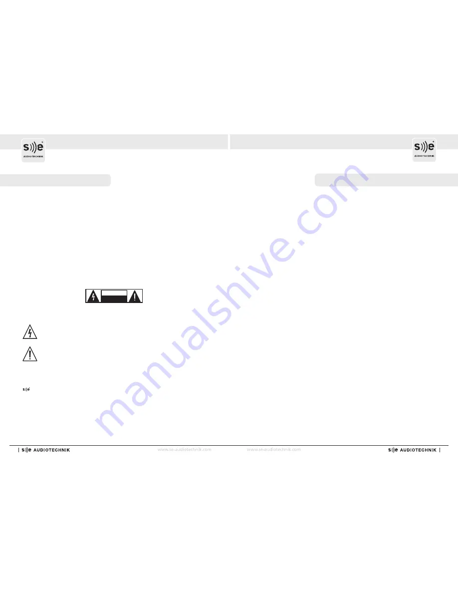 SE Audiotechnik M-A5 Скачать руководство пользователя страница 3