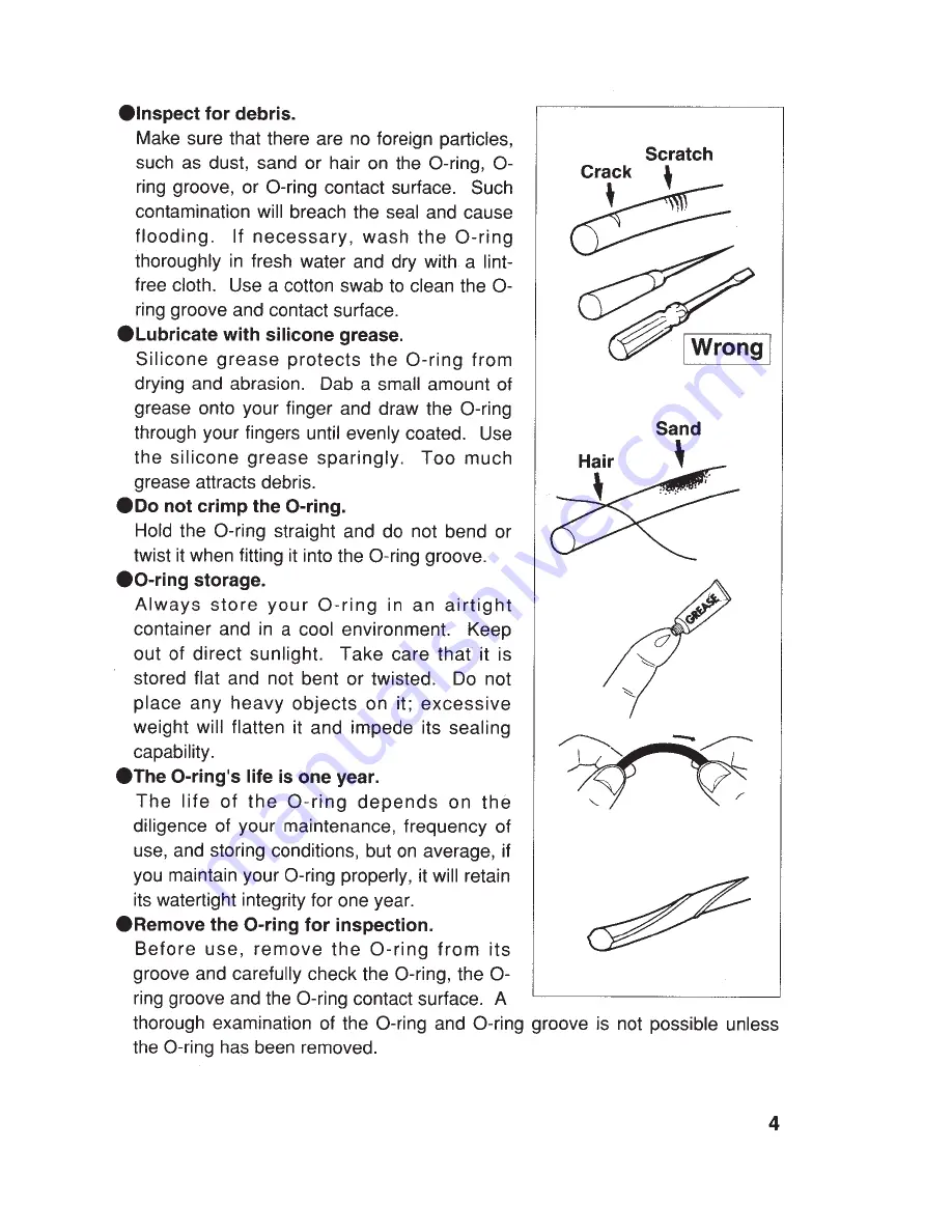 Sea & Sea DX-3000G Instruction Manual Download Page 5