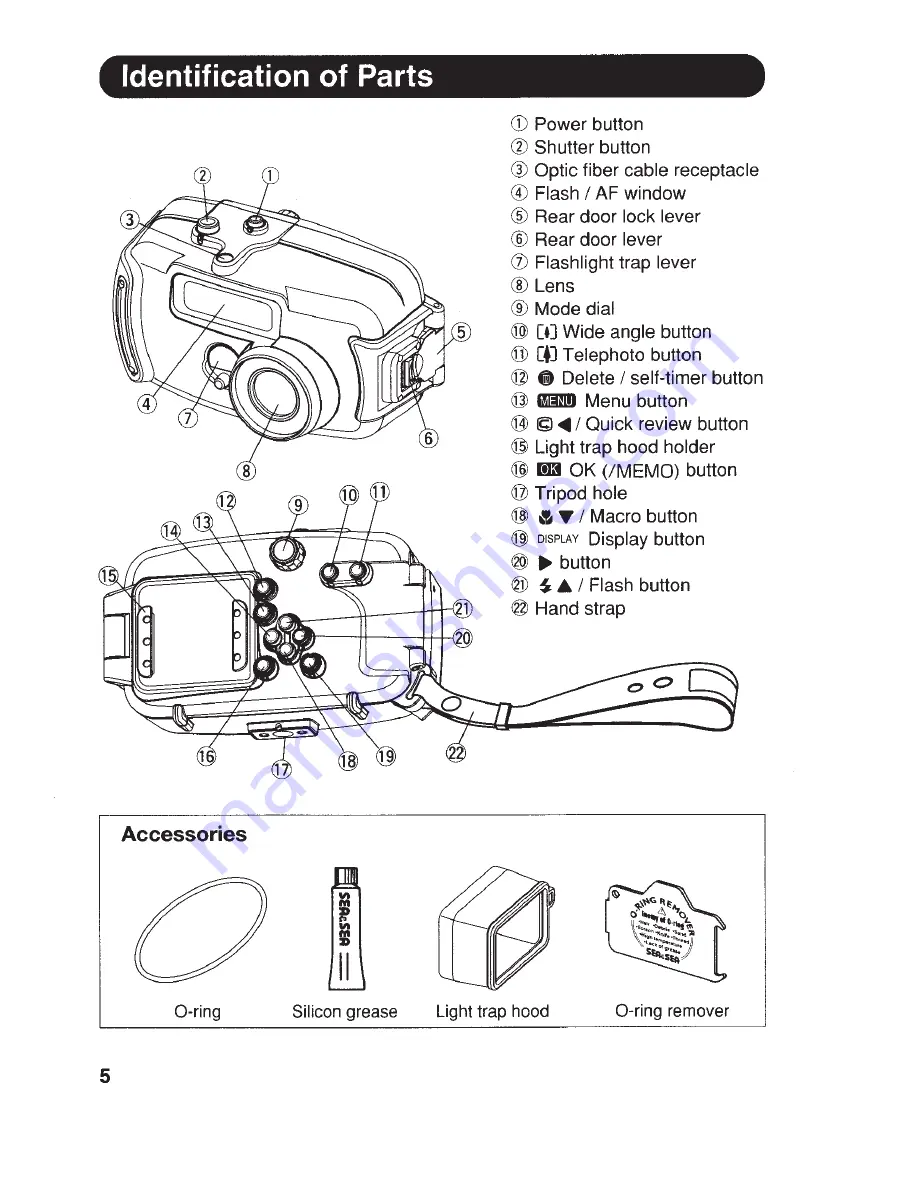 Sea & Sea DX-3000G Instruction Manual Download Page 6