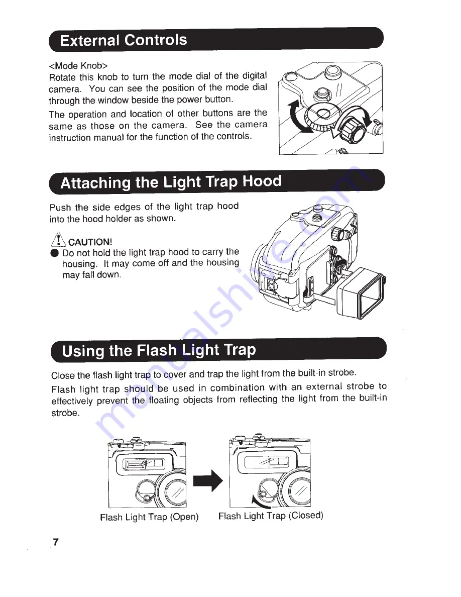 Sea & Sea DX-3000G Instruction Manual Download Page 8