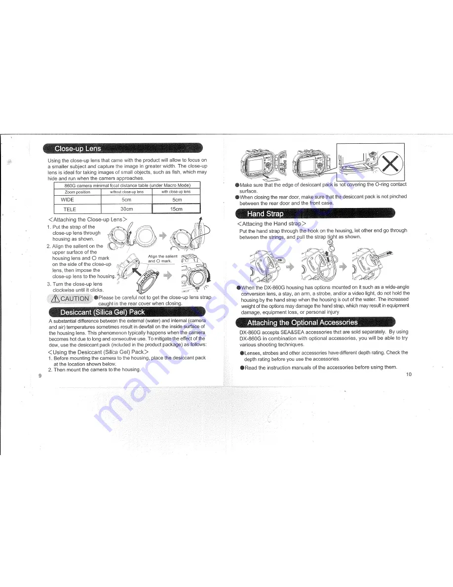 Sea & Sea DX-860G Скачать руководство пользователя страница 6