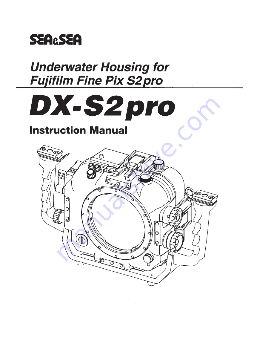 Sea & Sea DX-S2 Pro User Manual Download Page 1