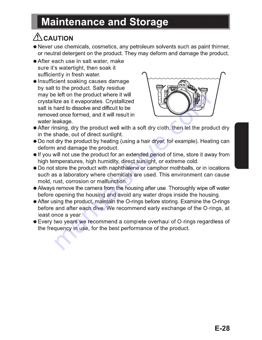 Sea & Sea MDX-D300s Instruction Manual Download Page 29