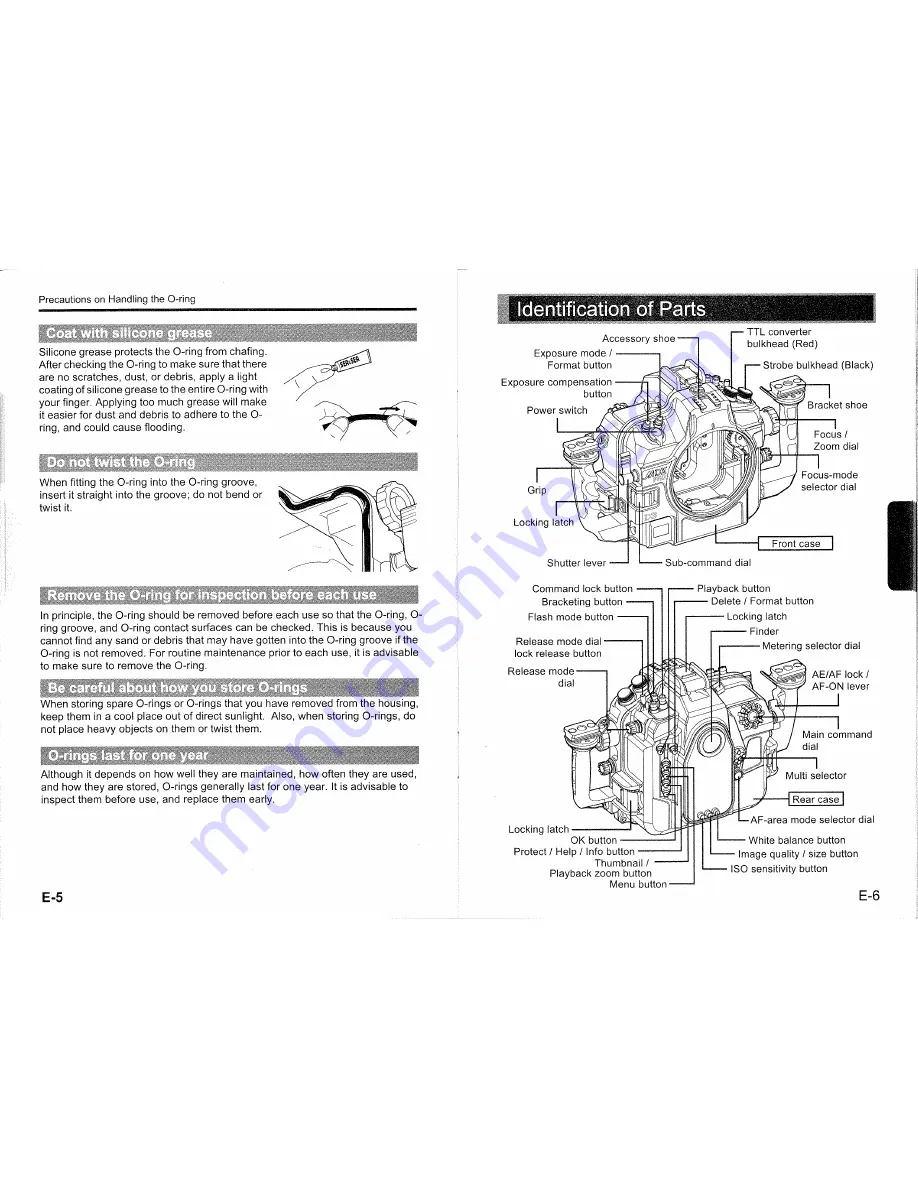 Sea & Sea MDX-PRO D3 Instruction Manual Download Page 4