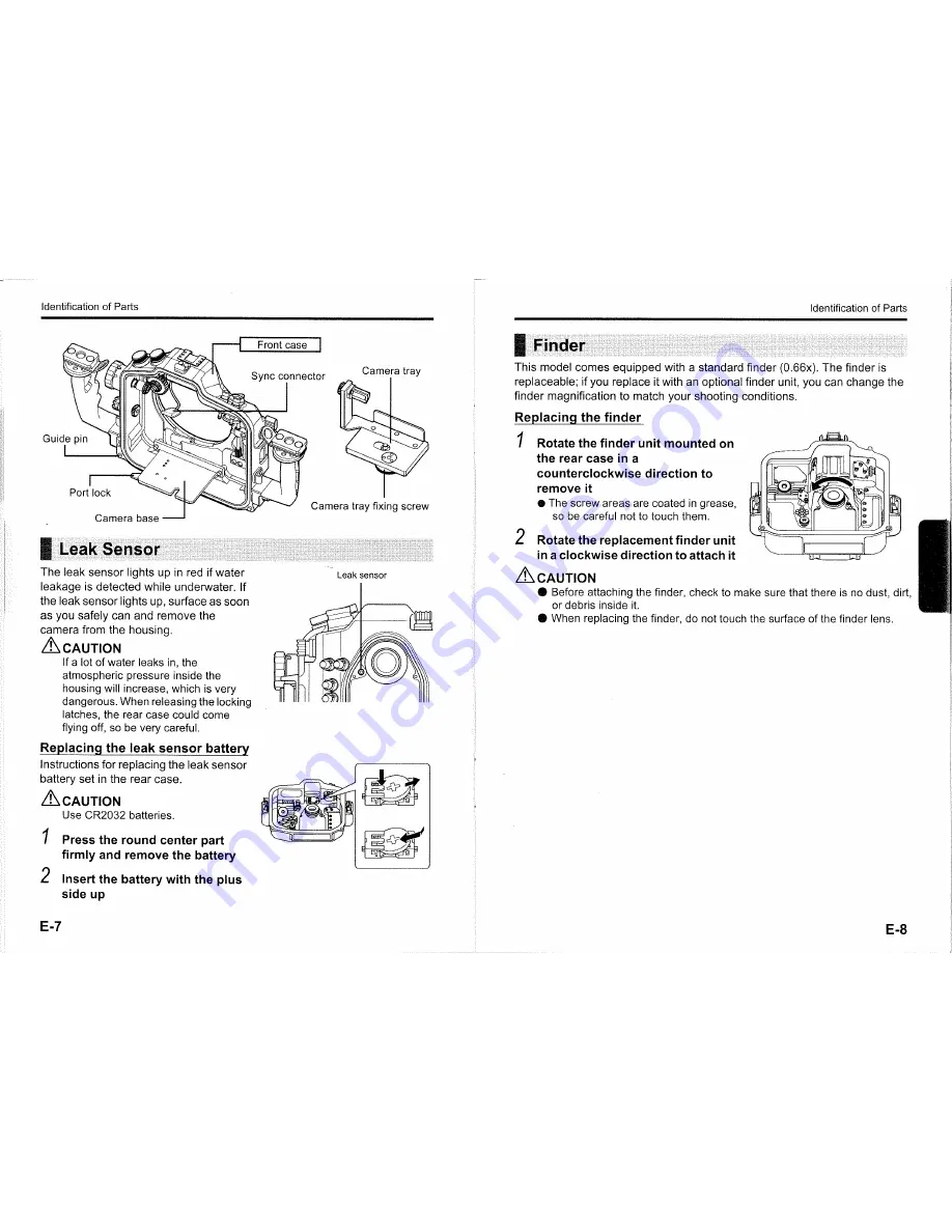 Sea & Sea MDX-PRO D3 Instruction Manual Download Page 5