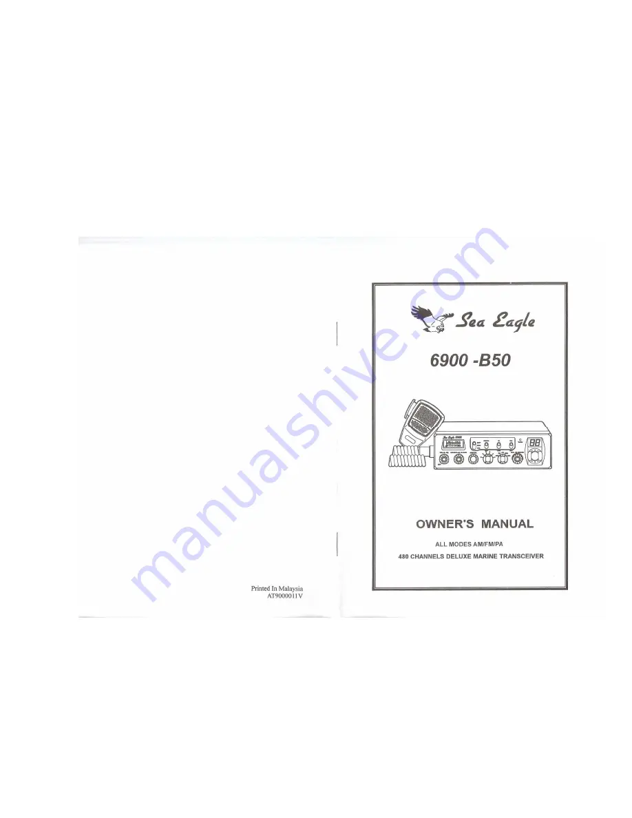 Sea Eagle 6900-B50 Owner'S Manual Download Page 1