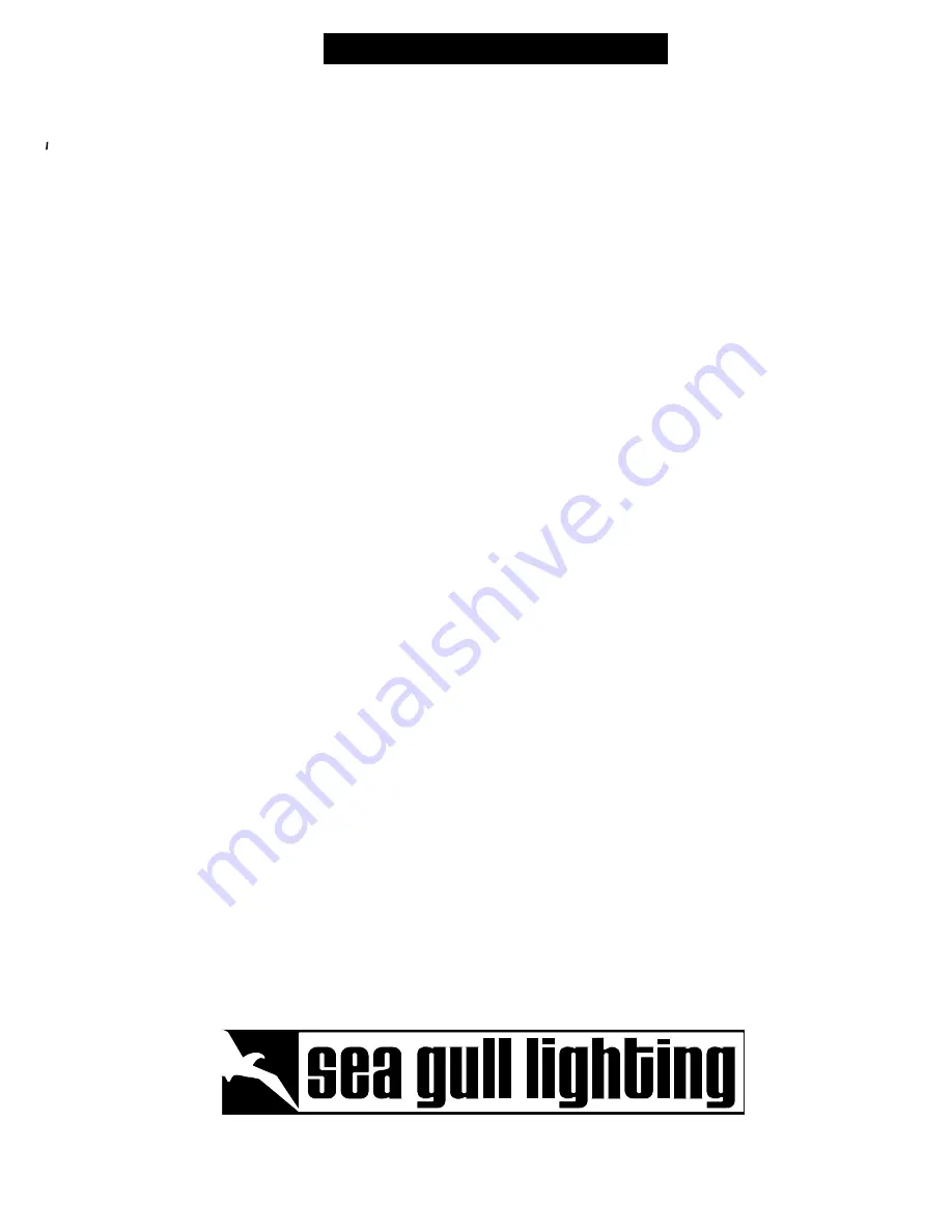 Sea gull lighting 15070 Series Owner'S Manual Download Page 5