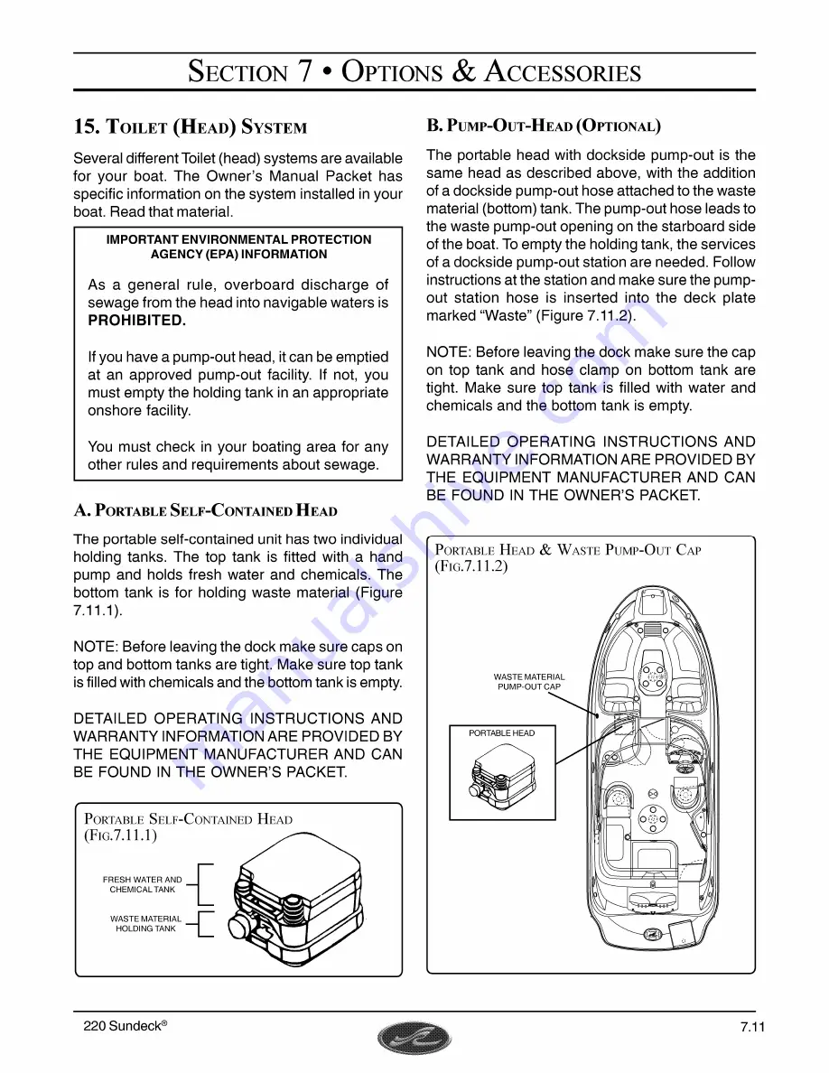 Sea Ray 220 Sundeck Owner'S Manual Download Page 79