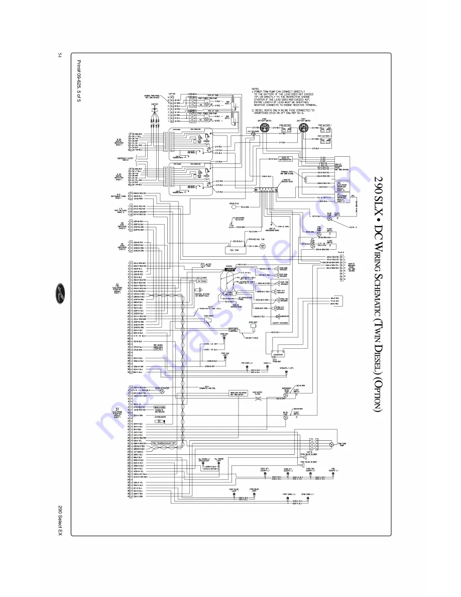 Sea Ray 290 Select FX Owner'S Manual Supplement Download Page 54