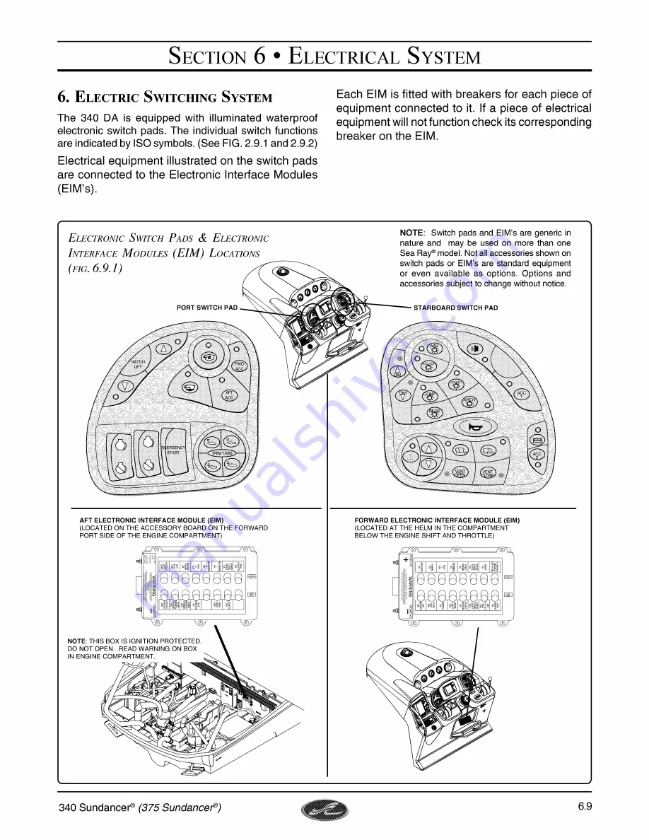 Sea Ray 340 Sundancer Owner'S Manual Download Page 93