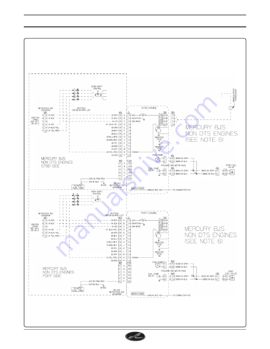 Sea Ray 36 Sedan Bridge Specific Information Manual Download Page 41