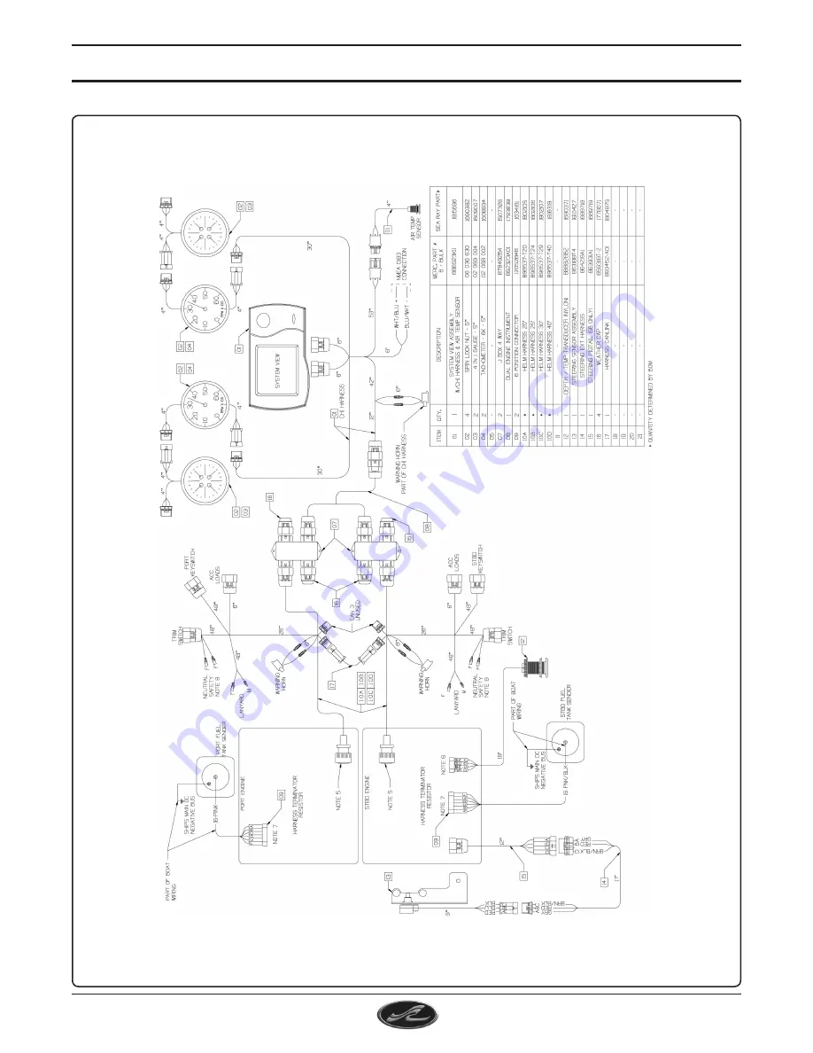 Sea Ray 36 Sedan Bridge Specific Information Manual Download Page 69