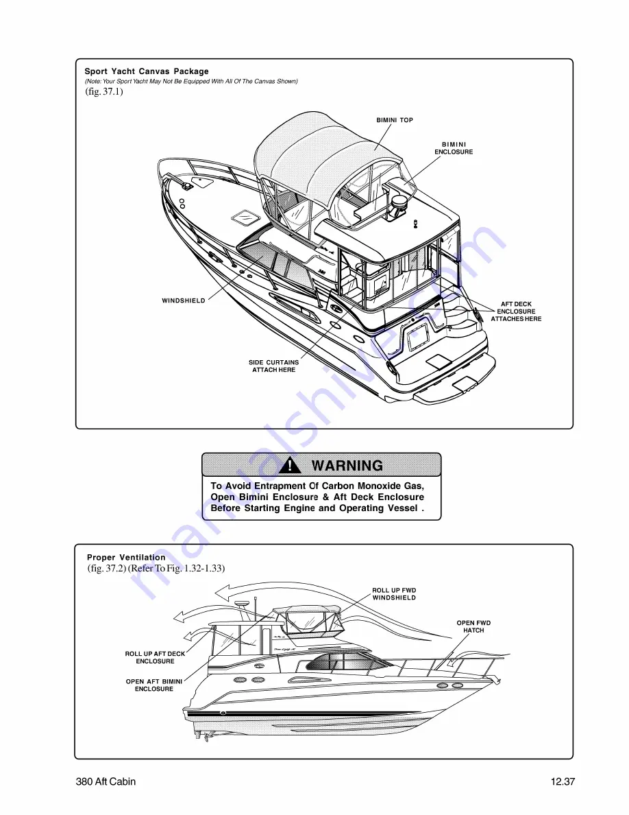 Sea Ray 380 Aft Cabin Скачать руководство пользователя страница 37