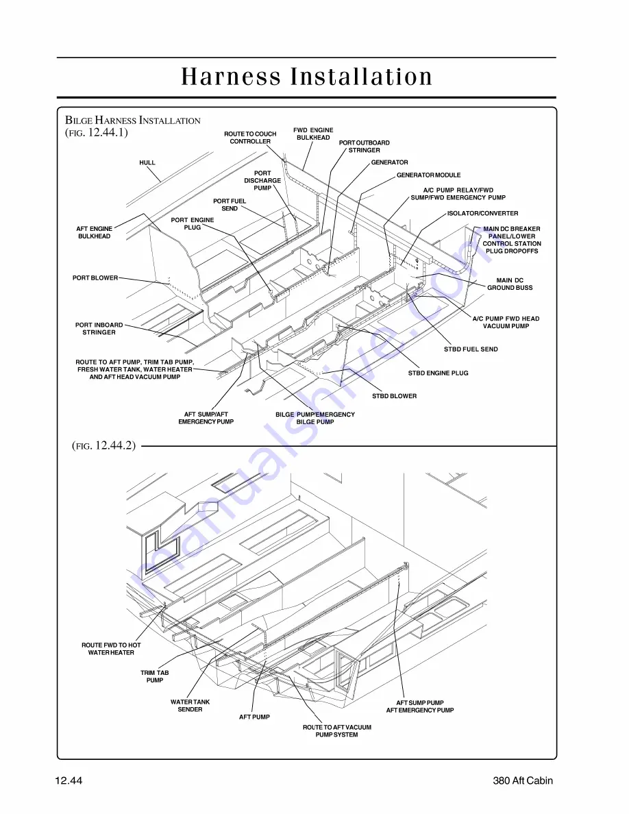 Sea Ray 380 Aft Cabin Supplemental Owner'S Manual Download Page 44